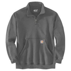 Carhartt Carhartt Marquette 1/4 Zip Mock Neck sweatshirt carbon heath