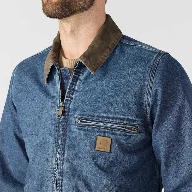 Carhartt Denim Detroit jacket muskegon