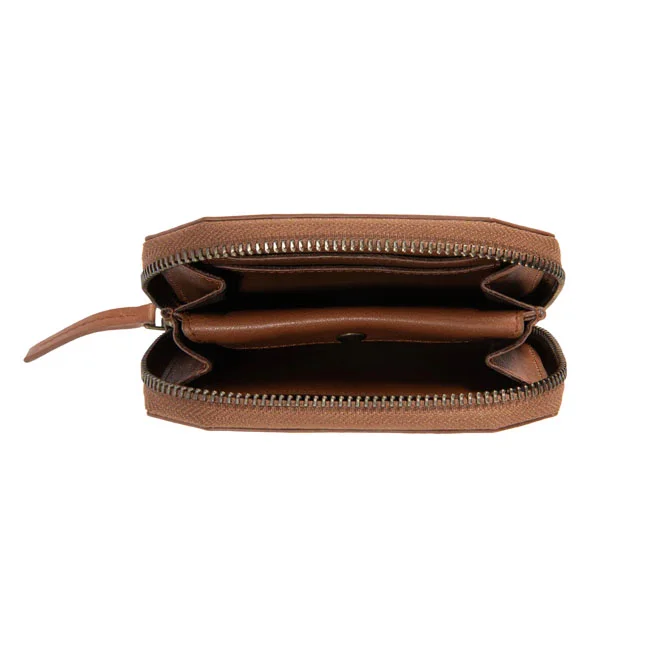 Carhartt Leather Hybrid Wallet dark brown