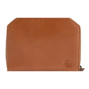 Carhartt Carhartt Leather Hybrid Wallet dark brown