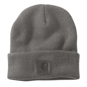 Carhartt Carhartt Leatherette Watch cap Beanie mud gray