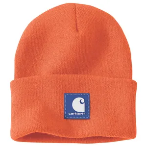 Carhartt Carhartt Rubber Patch Watch cap Beanie Brite orange