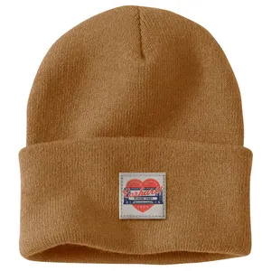 Carhartt Carhartt Knit Heart Patch Beanie Carhartt brown