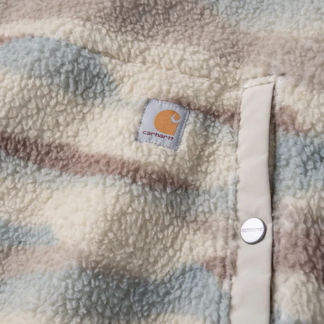 Carhartt Sherpa Pullover Cobblestone landscape print