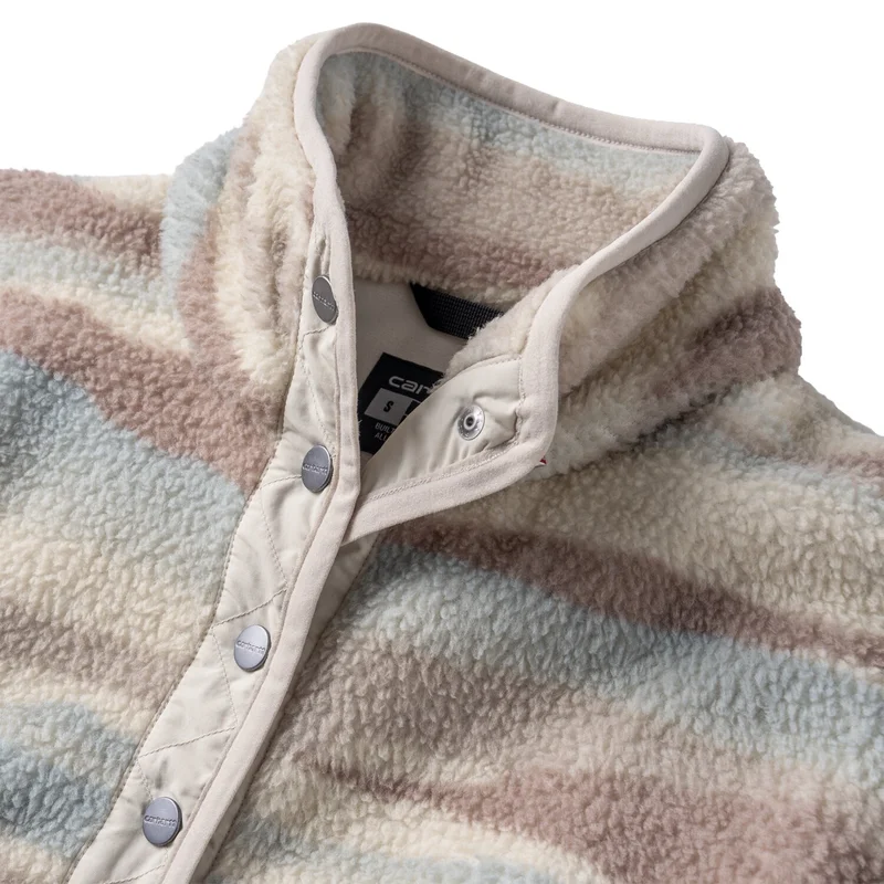 Carhartt Sherpa Pullover Cobblestone landscape print