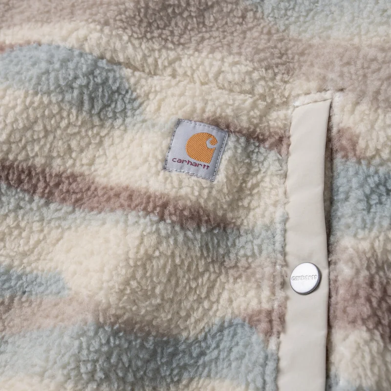 Carhartt Sherpa Pullover Cobblestone landscape print