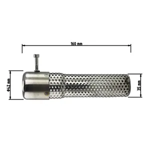 Falcon exhaust Falcon, Double Groove racing exhaust baffle 38mm