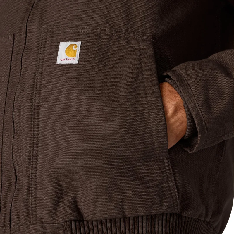 Carhartt Washed Duck Active jack dark brown