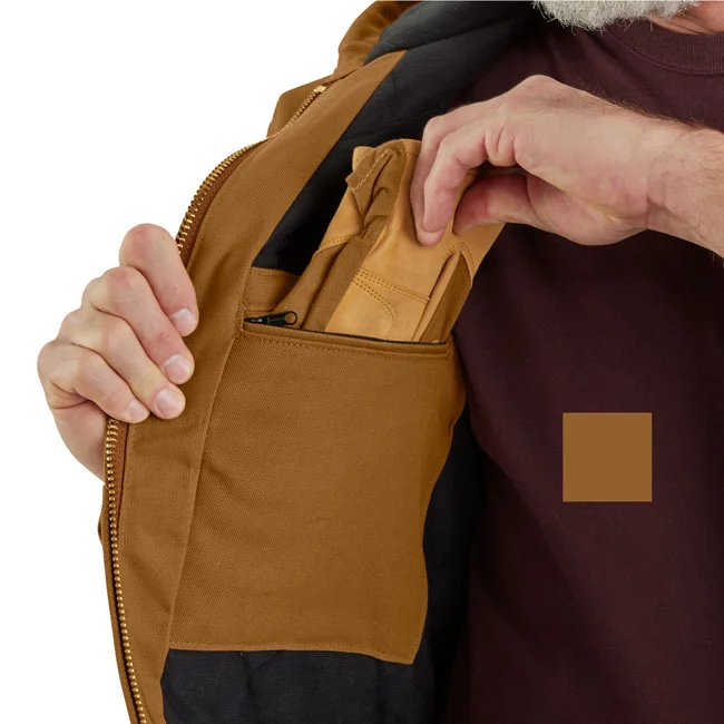 Carhartt Iconic J140 Firm Duck Active jack carhartt® brown