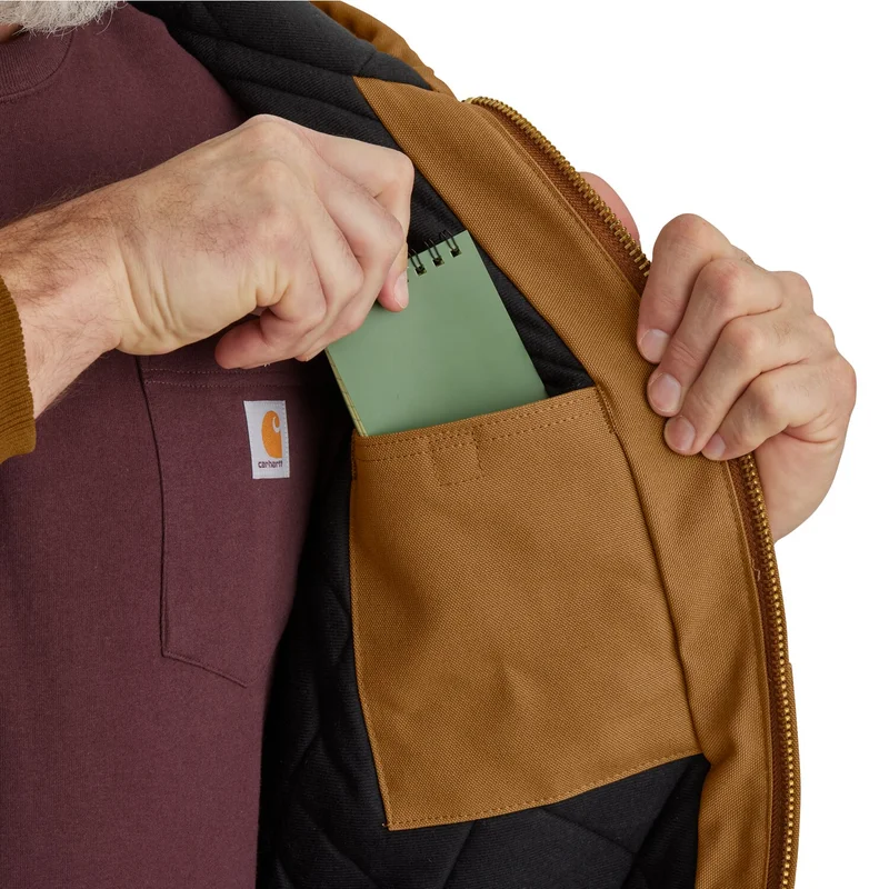 Carhartt Iconic J140 Firm Duck Active jack carhartt® brown