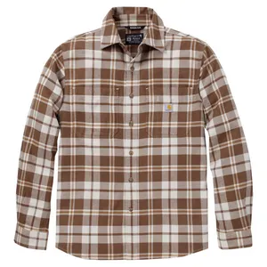 Carhartt Carhartt Hamilton Relaxed LS Plaid shirt Carhartt brown