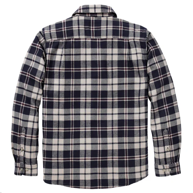 Carhartt Hamilton Relaxed LS Plaid shirt navy