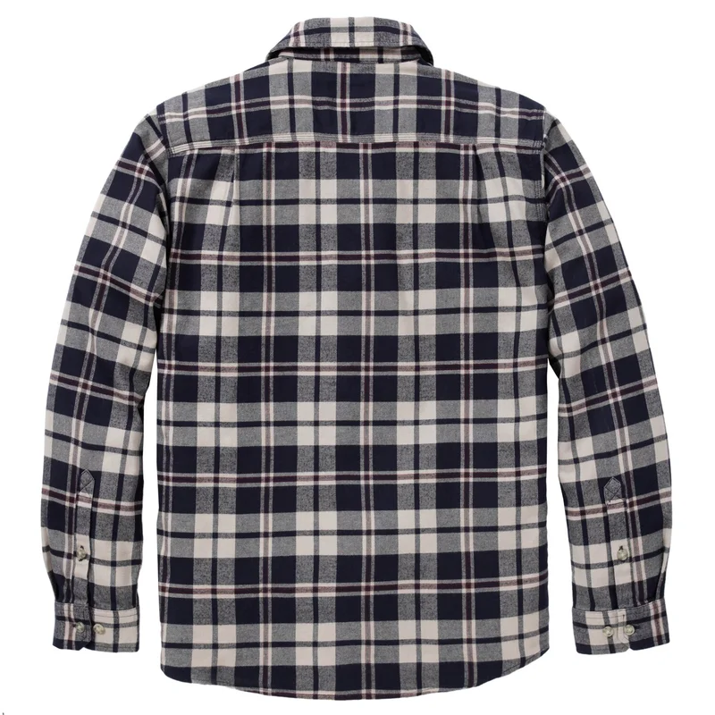 Carhartt Hamilton Relaxed LS Plaid shirt navy