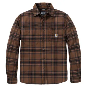 Carhartt Carhartt Hamilton Relaxed LS Plaid shirt red duck