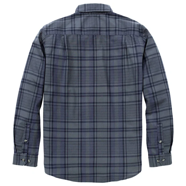 Carhartt Fort Loose LS Plaid shirt navy/deep smoke blue