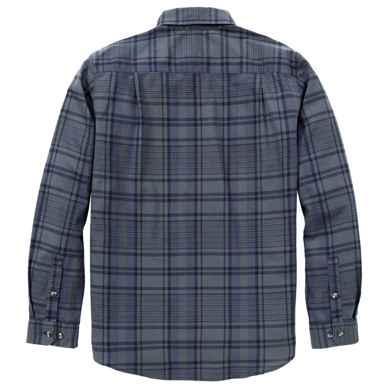 Carhartt Fort Loose LS Plaid shirt navy/deep smoke blue