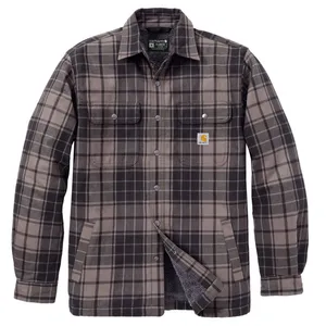 Carhartt Carhartt Hubbard Plaid shirt jack dark clove