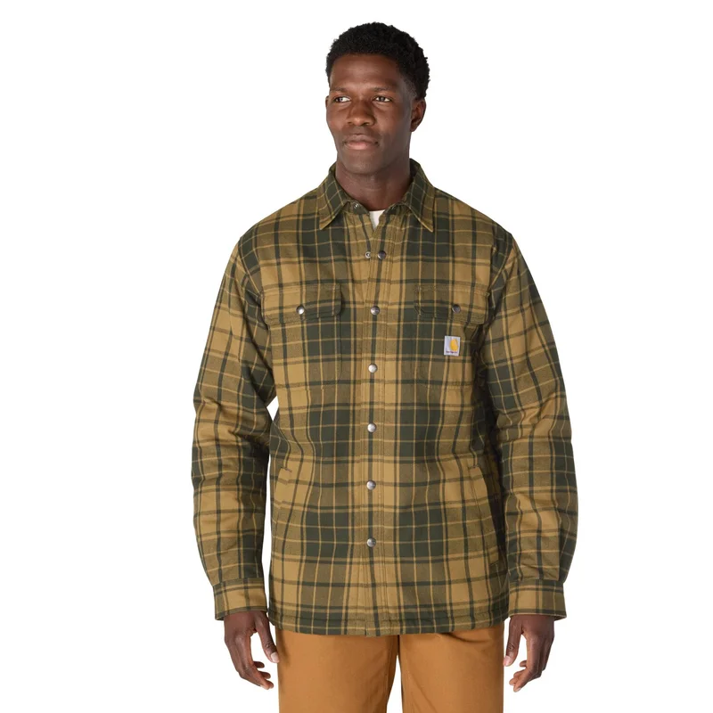 Carhartt Hubbard Plaid shirt jack night fatigue