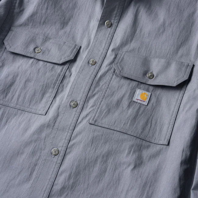 Carhartt Glenwood Relaxed LS shirt steel