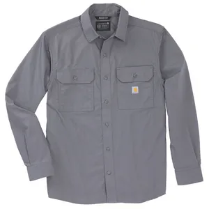 Carhartt Carhartt Glenwood Relaxed LS shirt steel