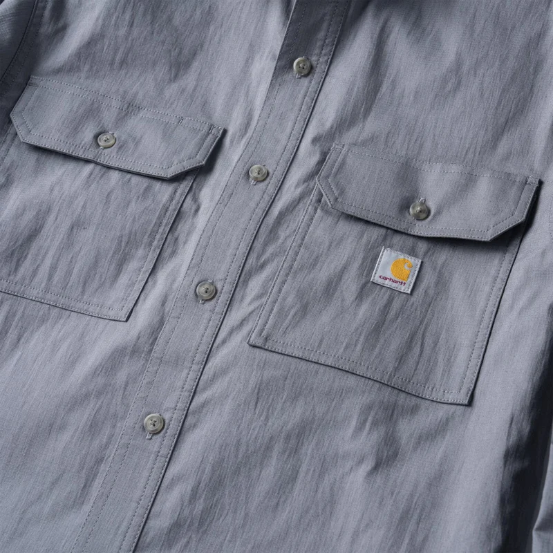 Carhartt Glenwood Relaxed LS shirt steel