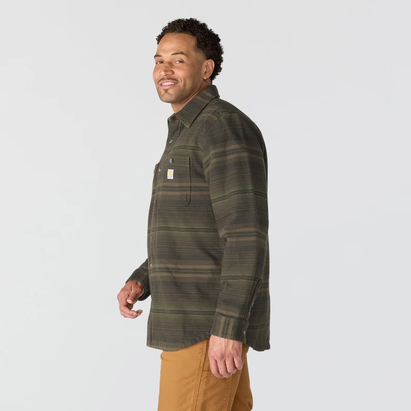 Carhartt Everett Loose LS Plaid shirt peat