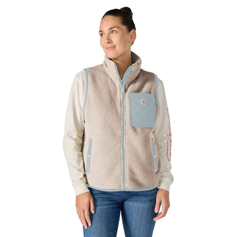 Carhartt Sherpa Fleece vest gray dunes