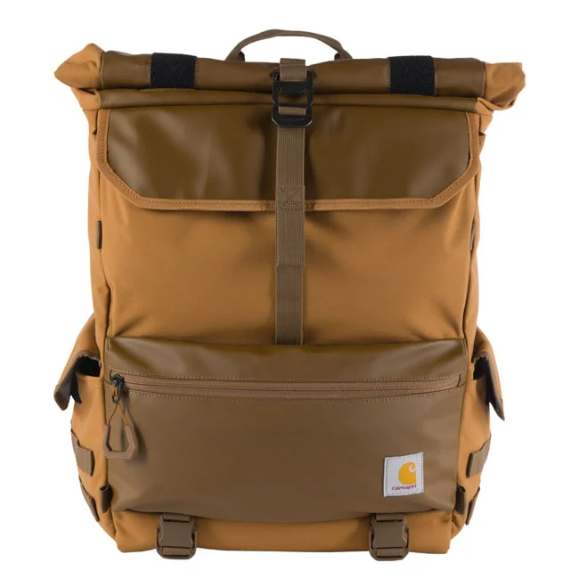 Carhartt 40L Nylon Roll Top backpack carhartt brown