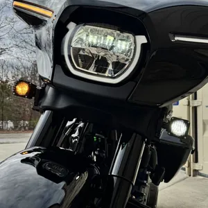 Custom Dynamics Custom Dynamics, Shark Demon LED turn signal Front. White