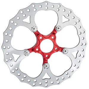 Arlen Ness Arlen Ness, ''Spider'' 14" brake rotor. Front. Red