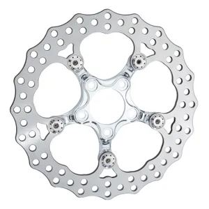 Arlen Ness Arlen Ness, ''Spider'' 11.8" brake rotor. FLT Rear. Chrome