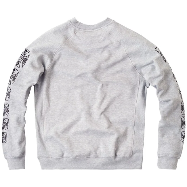 West Coast Choppers Dominator Oversized sweater heather grey