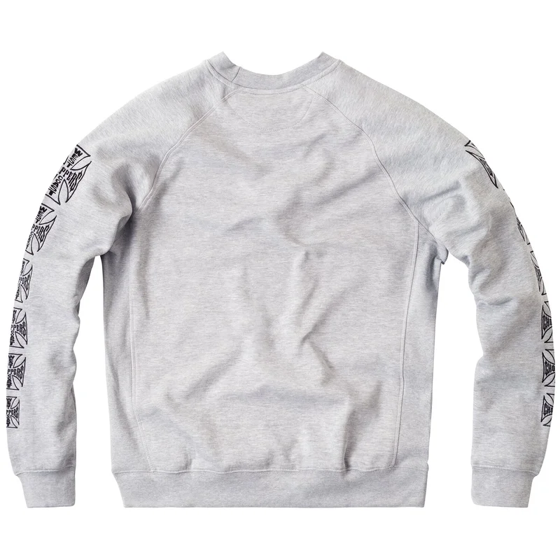 West Coast Choppers Dominator Oversized sweater heather grey