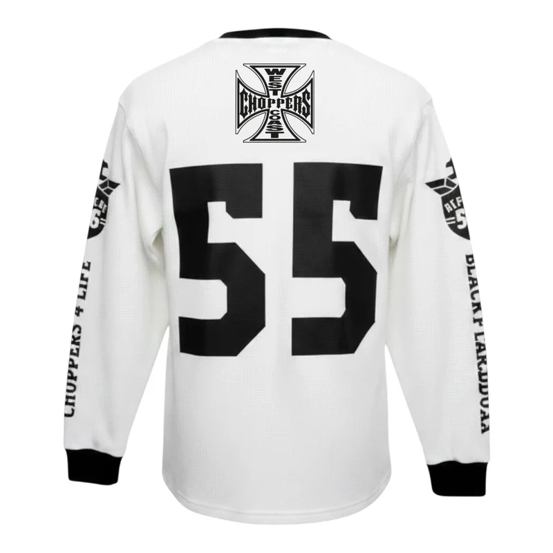 West Coast Choppers Choppers 4 Life Waffle shirt white