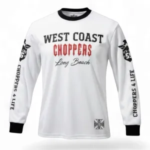 West Coast Choppers WCC Choppers 4 Life Waffle shirt white