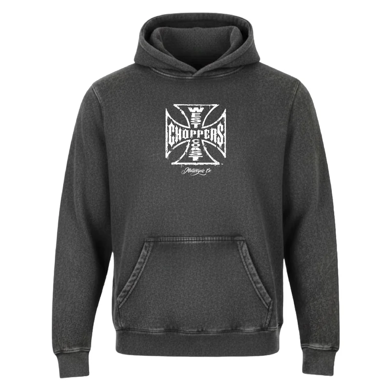 West Coast Choppers Vintage Washed hoodie vintage black