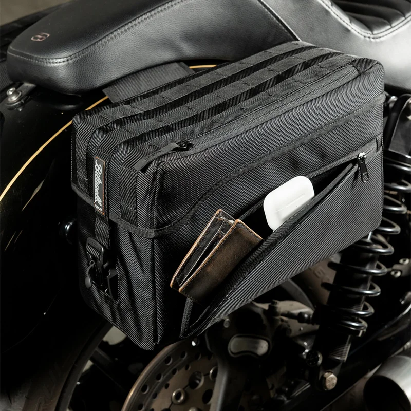 Biltwell EXFIL-12 Minimalist Saddlebags black
