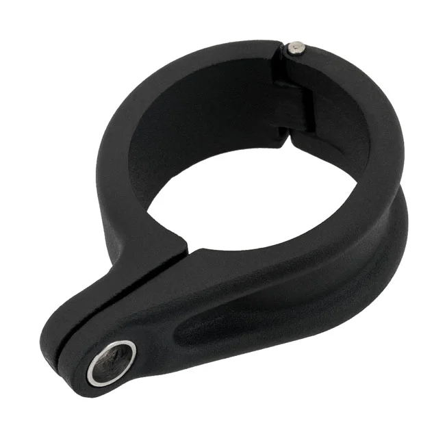 Motone Turn Signal Fork Mount Brackets. Black