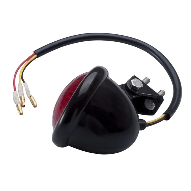 Motone Tail Light LED. Black/ Stainless