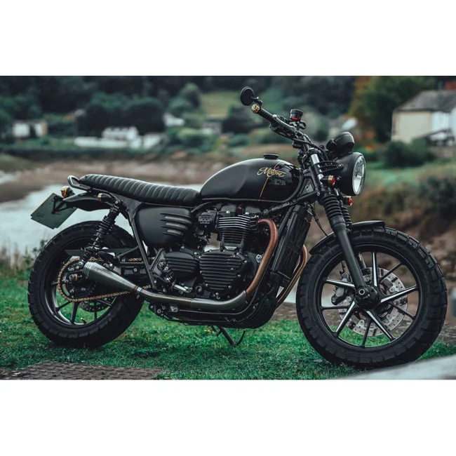 Motone Front Fender Shorty. Aluminium. Black