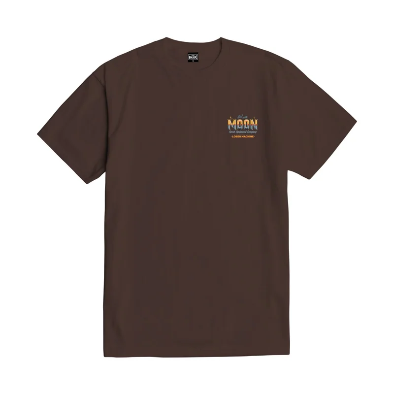 Loser Machine Company Sign Board t-shirt Java Brown
