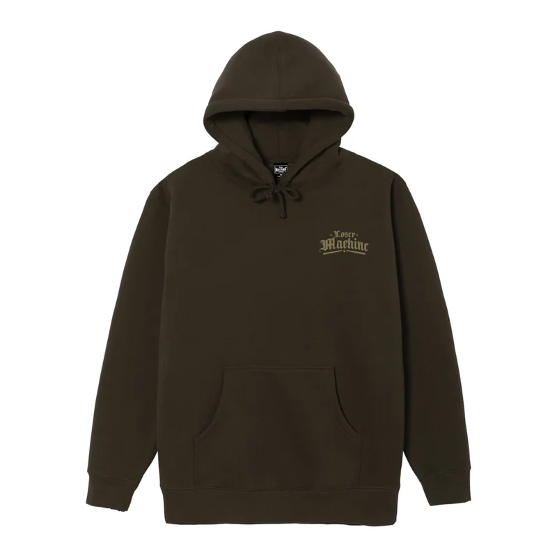 Loser Machine Company Rose Bush hoodie vest brown