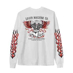 Loser Machine Company Loser Machine No Easy Way Out longsleeve shirt white