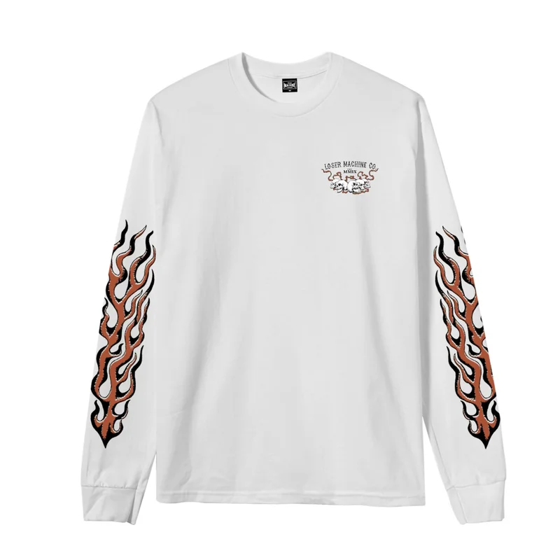 Loser Machine Company No Easy Way Out longsleeve shirt white