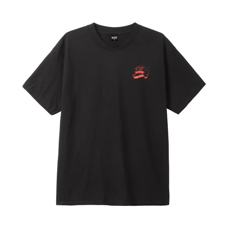 Loser Machine Company Fire Starter t-shirt black enzyme