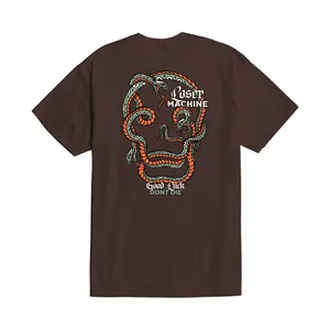 Loser Machine Company Loser Machine Snake Eyes t-shirt java brown