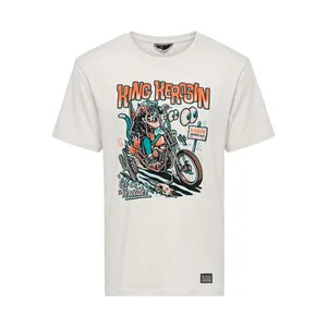 King Kerosin King Kerosin Get on the trottle t-shirt off white