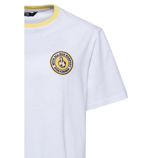 King Kerosin With all due respect t-shirt white