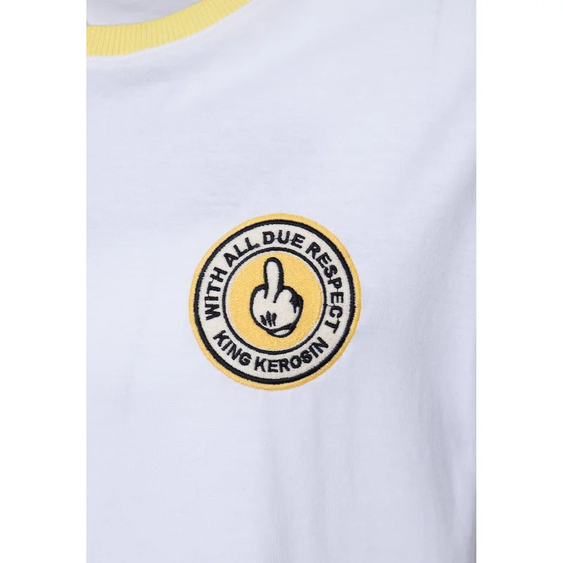 King Kerosin With all due respect t-shirt white