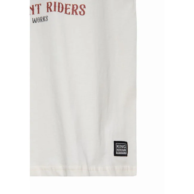 King Kerosin Beachfront Riders t-shirt off white